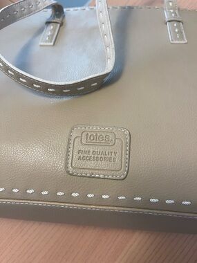 totes NEW Women's Taupe Tote Bag - Fine Quality Accessories